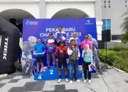 Balap Sepeda Pekanbaru Challenge saling Berpacu Di Lintasan Aspal