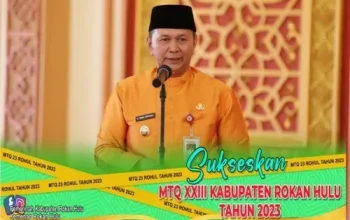 Wakil Bupati Berharap Para Juara Nanti Bisa Mewakili Rokan Hulu Pada MTQ Tingkat Provinsi Riau