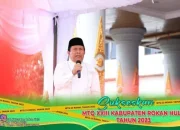 Ribuan Masyarakat hadiri Tabligh Akbar Isra’ dan mi’raj dalam rangka pembukaan MTQ tingkat Kab. Rohul