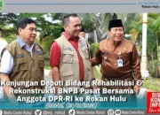 Kunker DPR RI Dan BNPB,Bupati Rohul Dapat Membantu Pembangunan Daerah Terdampak Bencana