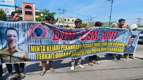 LSM APII Desak Kejari Periksa Sekdako Pekanbaru Atas Diduga Terlibat Korupsi