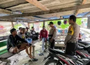 Masuki Plosok Desa, Kapolsek Kateman Sosialisasikan Pemilu Damai 2024