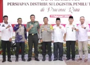 Hadir Rakor Persiapan Distribusi Logistik Pemilu di Pekanbaru, Ini Disampaikan Kapolres Meranti
