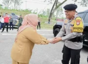 Tinjau TPS di Kecamatan Mandau, Bupati Kasmarni Sambut Kedatangan Wakapolda Riau ke Bengkalis