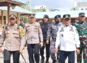 Kapolres Meranti bersama Forkopimda Cek TPS Pastikan Pemilihan Berjalan Lancar
