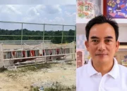 Bench Lapangan Sepak Bola Sport Center Tampak Hancur, Kadispora Tutup Mata