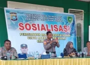 Polsek Rangsang Barat Sosialisasi Bahaya Narkoba Kepada Masyarakat Telaga Baru