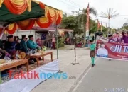 Ikon Perahu Nelayan Pemdes Deluk ikut Meriahkan Pawai Taaruf MTQ ke- 29 Tingkat Kecamatan Bantan