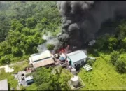 6 Unit mesin PLTD Terbakar, 2 kecamatan di Pulau Rangsang Padam Total