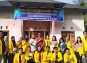 Agenda KBM Kelompok 11 Fakultas Hukum Unilak di Desa Parit Baru Kampar