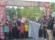 Ratusan Masyarakat Desa Simpang Ayam Antusias Ikuti Jalan Santai