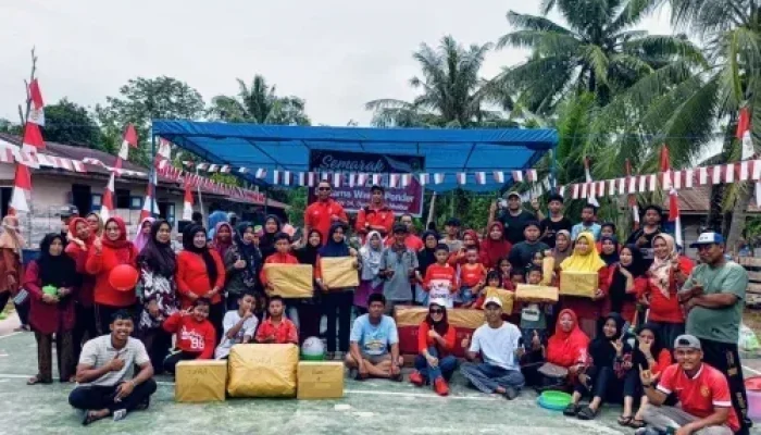 Warga Ponder RT 03 Desa Bagan Melibur Gelar Jalan Sehat dan Permainan Rakyat