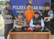 Kurir Sabu di Tangkap Personil Polsek Kuntodarussalam