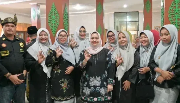 Minta Doa dan Restu, Kasmarni-Bagus Santoso Silaturahmi ke LAMR Bengkalis 