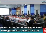 Pemerintah Kabupaten Rokan Hulu Gelar Rapat Persiapan Hari Jadi ke-25: Agenda Meriah Siap Digelar