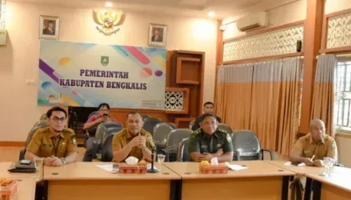 Bahas Jaminan Produk Halal Bagi Pelaku UMKM, Wabup Bengkalis Ikuti Rapat Inflasi Bersama Mendagri