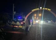 Polres Rohul Gelar Patroli Lampu Biru Skala Besar, Jaga Keamanan Malam Hari
