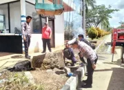 Satlantas Polres Rohul dan Dishub Bergotong Royong, Wujud Sinergi Demi Pelayanan Lalu Lintas yang Lebih Baik