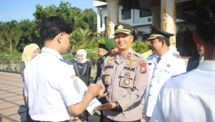 Dihari Otonomi Daerah ke-XXIX di Rohul, Wakapolres Tegaskan Komitmen Sinergi Jaga Stabilitas Daerah