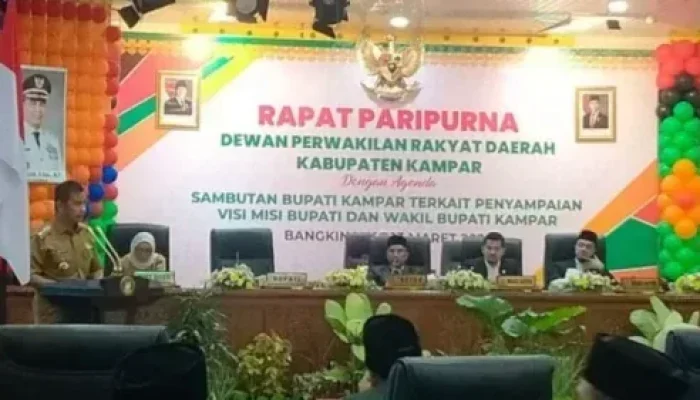Paripurna DPRD Kampar Bahas LKPJ 2024, Pemkab Janji Tindaklanjuti Masukan Fraksi
