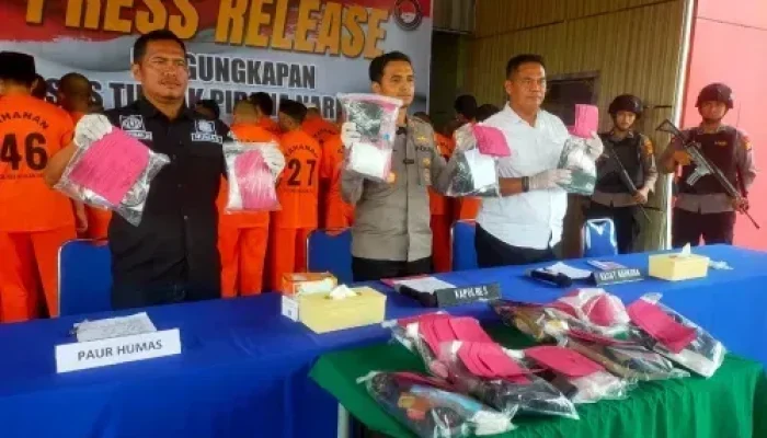 37 Hari, Polres Rohul Tangkap 45 Tersangka Narkoba, Termasuk Tiga Perempuan