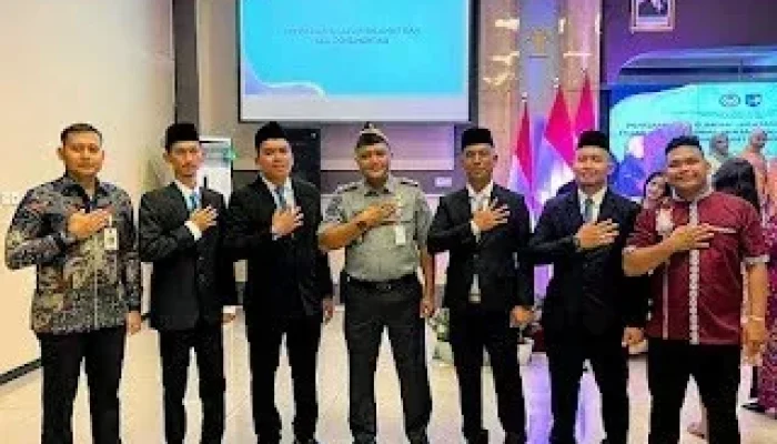 Kalapas Pasir Pangaraian Hadiri Pelantikan Pejabat Manajerial di Lingkungan Ditjenpas Riau