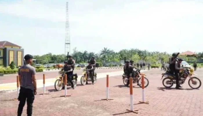 Siap Berantas Premanisme, Polres Rohul Gelar Latihan Peningkatan Kemampuan Tim RAGA