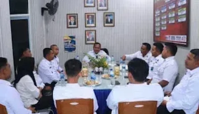 Lapas Kelas llB Pasir Pengaraian Rapat Internal Evaluasi Kinerja Jelang Hari Raya Idul Adha 1446 H