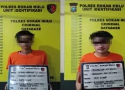 Satreskrim Polres Rohul Dibekuk Dua Maling di Desa Pematang Berangan