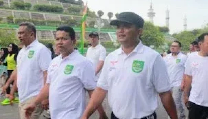 Peringati Hari Lahir Pancasila, Pemkab Rohul Laksanakan Jalan Santai dan Car Free Day