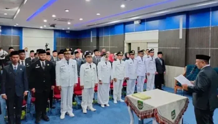 Pelantikan Perdana Pejabat Eselon III dan IV di Masa Kepemimpinan Bupati Rohul Anton – Poti