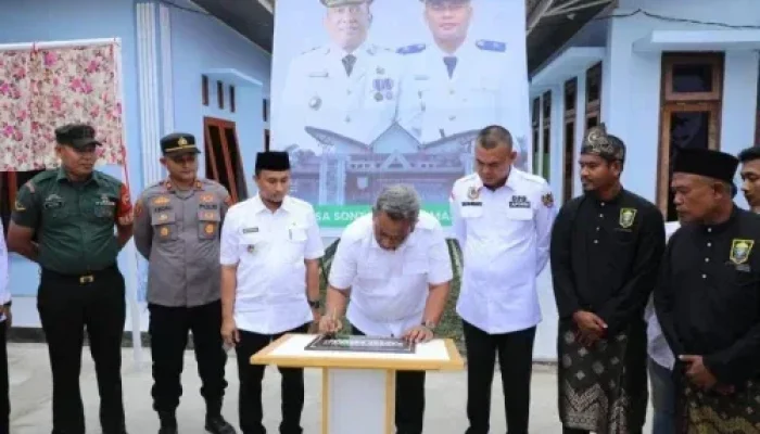 Resmikan Gedung Koperasi Merah Putih Desa Sontang, Anton: Dorong Penguatan Ekonomi Desa
