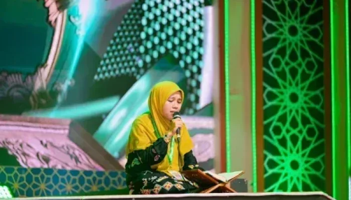 Suara dari Langit Bengkalis: Noprianti Persembahkan Tilawah Terbaik MTQ ke-43 Provinsi Riau