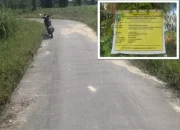 LSM-KPK dan Warga Laporkan Dugaan Korupsi Proyek Jalan ke Polda Riau: Jalan Retak Sebelum 2 Bulan
