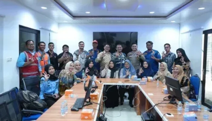 Diskominfotik Diskusi Bersama Operator dan Instansi Terkait Layanan Panggilan Darurat Bengkalis 112