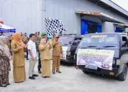 Bupati Kasmarni Lepas Penyaluran 489 Ton Beras Bantuan untuk 23.996 Keluarga