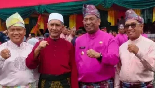 HUT ke-26 Rokan Hulu Digelar Khidmat di Tengah Hujan, Bupati Anton: Harmoni dalam Keberagaman, Maju Bersama untuk Rohul
