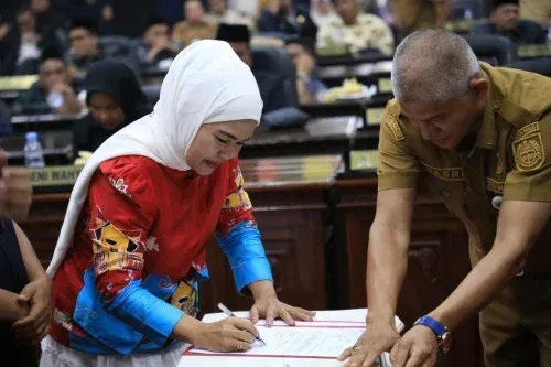 DPRD Rohul Sahkan APBD-P 2025 Rp 2,05 Triliun: Fokus Percepatan Pembangunan dan Pelayanan Publik