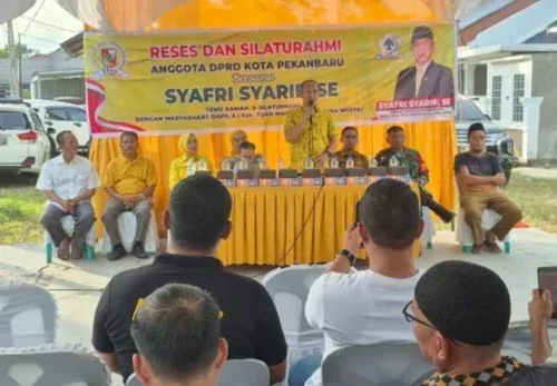 Reses DPRD Pekanbaru, Syafri Syarif Serap Aspirasi Warga Tuah Madani-Binawidya