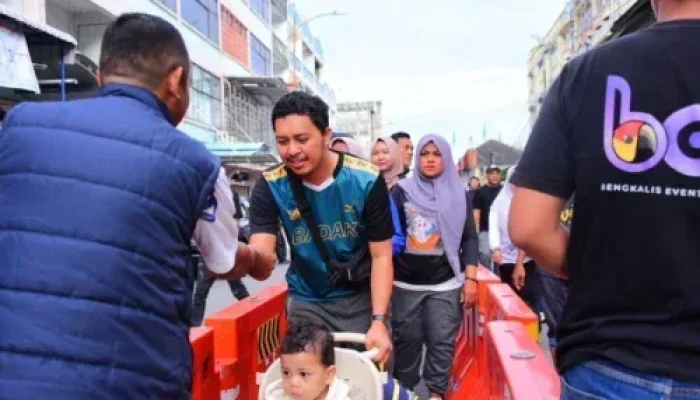 HUT ke-24 PT BLJ, Car Free Day Bengkalis Dipadati Warga dan Aksi Donasi