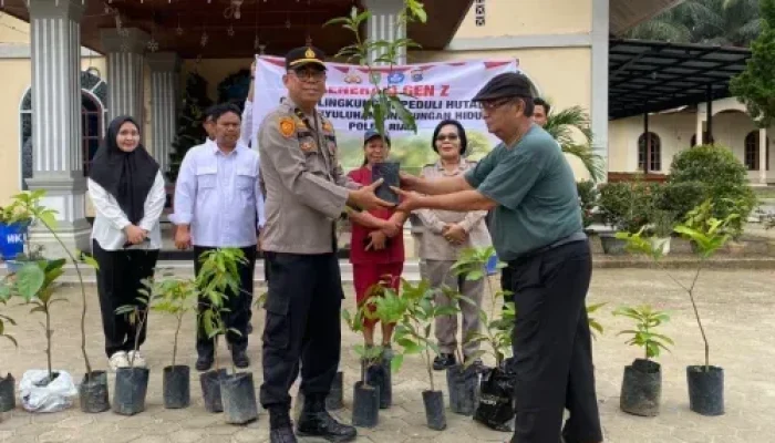 Green Policing Goes to Church, Wujud Kepedulian Polri Jaga Kamtibmas dan Kelestarian Hutan