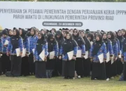 Ribuan Honorer Riau Resmi Jadi PPPK Paruh Waktu, Pemprov Tegaskan Tanggung Jawab dan Integritas