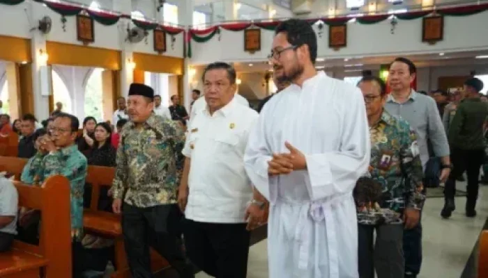 Pemprov Riau Tinjau Gereja dan Pos Pengamanan, Fokus Jaga Toleransi Jelang Nataru
