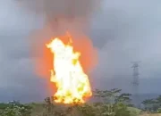 Ledakan Diduga Pipa Gas di Inhil, Akses Jambi-Riau Ditutup Sementara