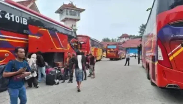 Arus Balik Nataru Padati Terminal BRPS Pekanbaru, Penumpang Naik 20 Persen