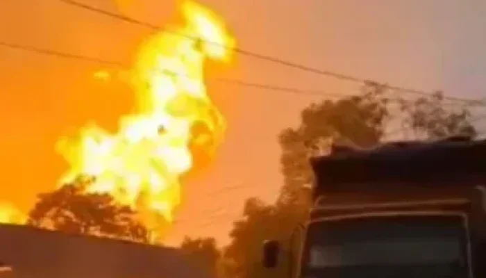 Pipa Gas PT TGI Meledak di Inhil, Warga Terbakar dan Usaha Kecil Hancur