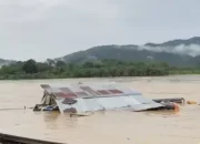 Debit Naik Drastis, Sungai Subayang Kampar Kiri Masuk Status Awas