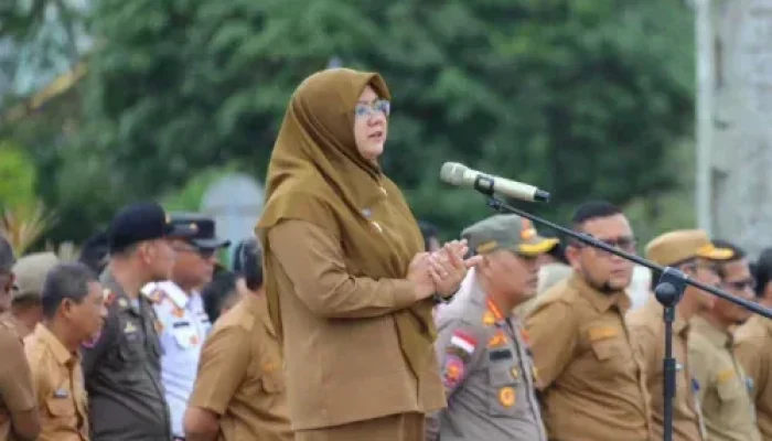 Bupati Siak Tekankan Disiplin ASN dan Efisiensi Anggaran di Awal 2026