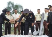 HUT Satpam ke-45, Kapolres Kampar Pimpin Ziarah di TMP Bangkinang