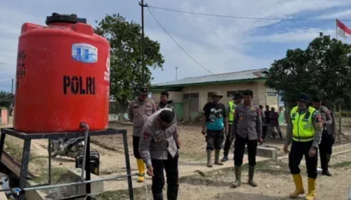 Pascabanjir Aceh Tamiang, Polri Bangun 177 Sumur Bor untuk Atasi Krisis Air Bersih